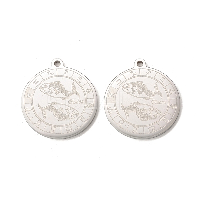 Non-Tarnish 304 Stainless Steel Pendants LS-STAS-A074-03K-P-1