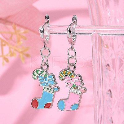 Anti-Tarnish Rhodium Plated 925 Sterling Silver Leverback Earrings STER-K168-003P-1