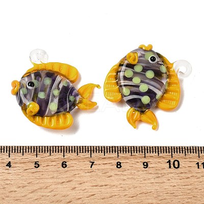 Handmade Lampwork Pendants LAMP-B035-01A-05-1