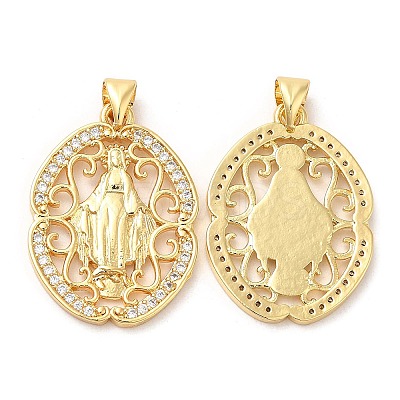 Rack Plating Brass Pendants KK-R146-04G-1