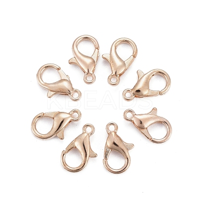 Zinc Alloy Lobster Claw Clasps E102-KCG-1