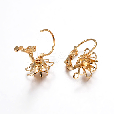 304 Stainless Steel Leverback Earring Findings X-STAS-P223-24G-1