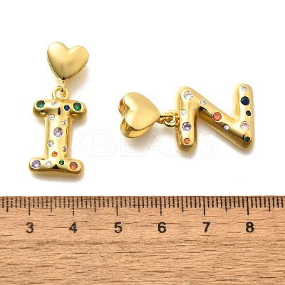 26Pcs Brass Micro Pave Cubic Zirconia Pendants KK-R218-12G-1