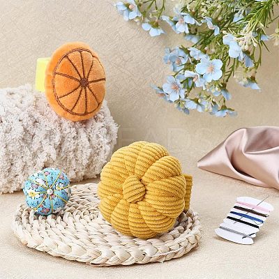 2Pcs Cloth Wrist Needle Cushions DIY-CA0004-92-1