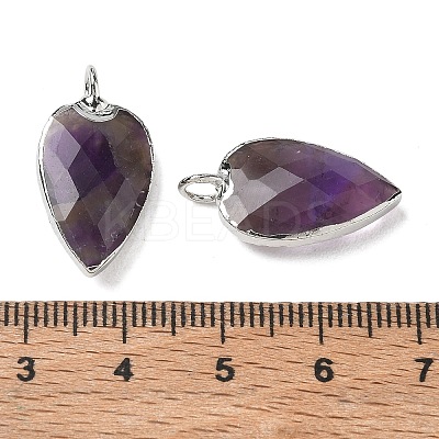 Natural Amethyst Pendants G-G012-13P-07-1