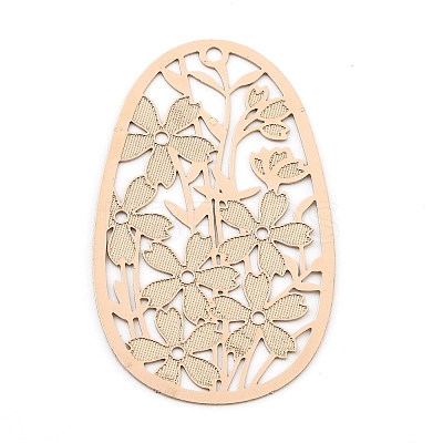 Brass Pendants KK-P193-01KCG-1