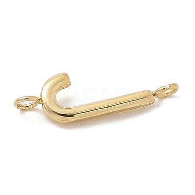 304 Stainless Steel Letter Connector Charms STAS-M108-01G-10-1
