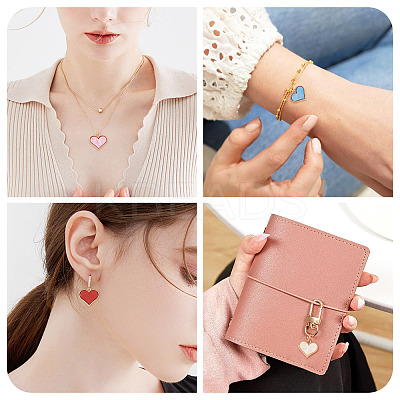 50Pcs Alloy Enamel Charms ENAM-TA0002-90-1