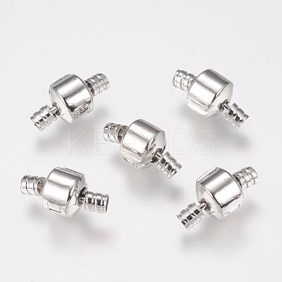 Brass European Clip Clasps KK-G314-03P-1