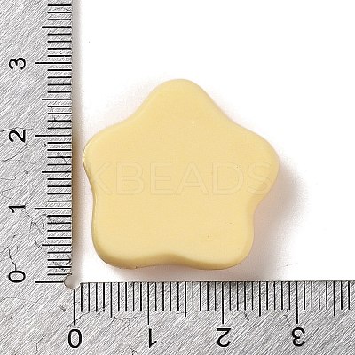 Star Cartoon Word Be Your Best Opaque Resin Decoden Cabochons X-RESI-R447-02C-1