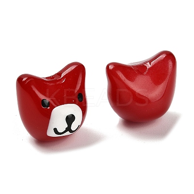 Baking Paint Glass Beads LAMP-I028-02E-1