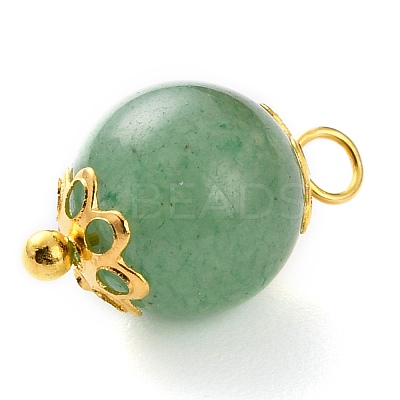 Natural Lapis Lazuli & Red Agate & Green Aventurine & Rose Quartz & Tiger Eye Pendants PALLOY-JF00580-1