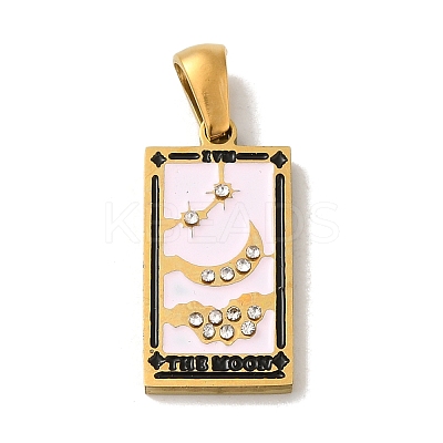 304 Stainless Steel Pendants STAS-C100-02A-G-1