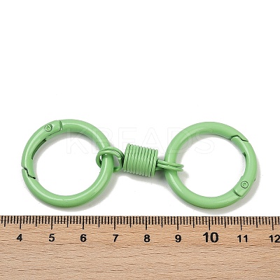 Alloy Spring Gate Clasps LS-PALLOY-Q009-01G-1