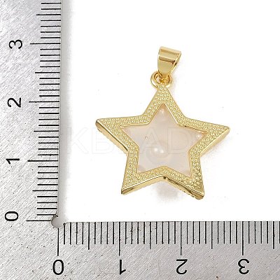 Epoxy Resin Pendants KK-P323-07C-G-1