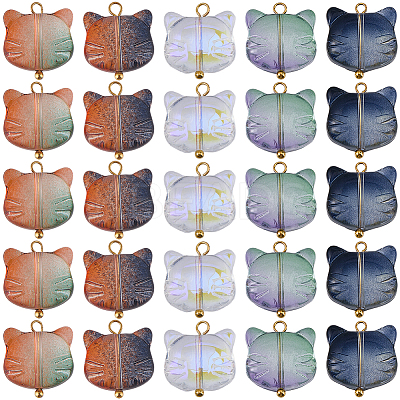 100Pcs Glass Charms GLAA-BM0001-04-1