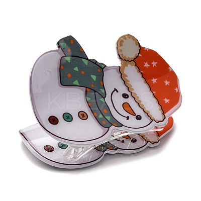 Christmas Claw Plastic Claw Hair Clips PHAR-K006-01C-1