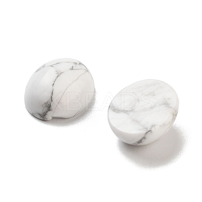 Natural Howlite Cabochons G-G145-01A-36-1