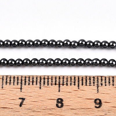 Baking Paint Pearlized Glass Pearl Bead Strands HY-N002-2mm-A02-1