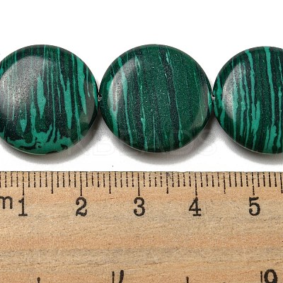Synthetic Malachite Beads Strands G-B071-E01-02-1