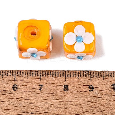 Handmade Bumpy Lampwork Beads LAMP-Q039-14B-1
