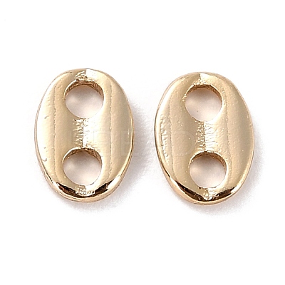 Brass Links Connectors KK-P207-019G-RS-1