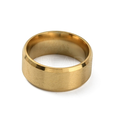 201 Stainless Steel Plain Band Ring for Women RJEW-WH0010-06B-MG-1
