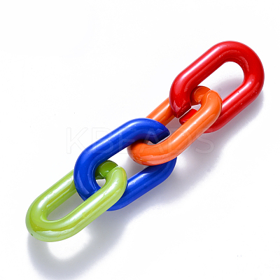 Opaque Acrylic Linking Rings OACR-S036-006A-H-1
