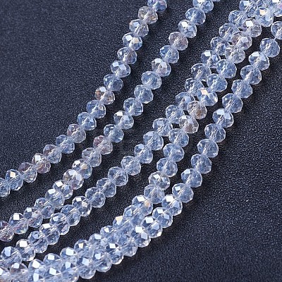 Electroplate Glass Beads Strands LS-EGLA-A034-T8mm-B02-1