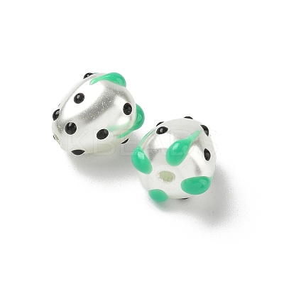 Baking Paint Baking Paint Glass Beads LAMP-Z014-02F-1