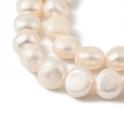 Natural Cultured Freshwater Pearl Beads Strands PEAR-P064-19L-02B-1