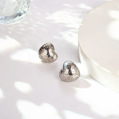 304 Stainless Steel Stud Earrings for Women FE9821-2-1