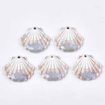 Handmade Porcelain Pendants X-PORC-S498-53B-1