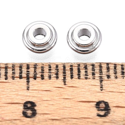 Brass Spacer Beads KK-T075-59P-1