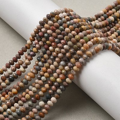 Natural Alashan Agate Beads Strands X-G-C127-B01-01-1