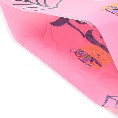 50Pcs Halloween Theme Rectangle Plastic Cookies Bags ABAG-H113-03B-1