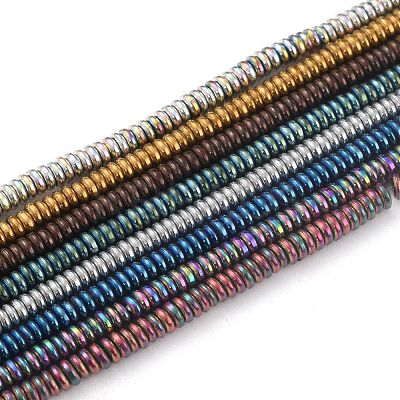 Electroplate Non-magnetic Synthetic Hematite Beads Strands G-B014-12A-1