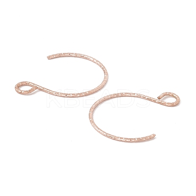 Ion Plating(IP) 316 Surgical Stainless Steel Earring Hooks STAS-D183-03RG-02-1