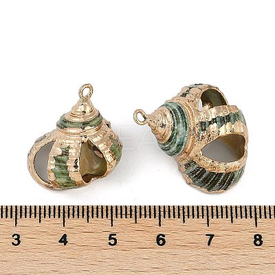 Natural Shell Pendants SHEL-K009-01A-1