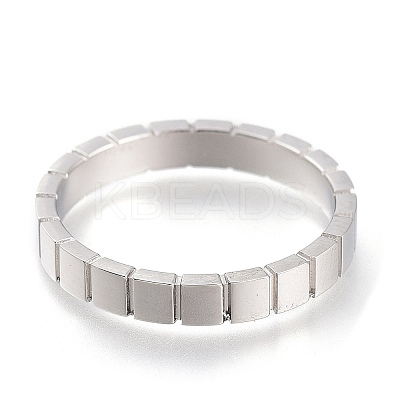 Tarnish Resistant 304 Stainless Steel Finger Rings LS-RJEW-F110-02P-7-1