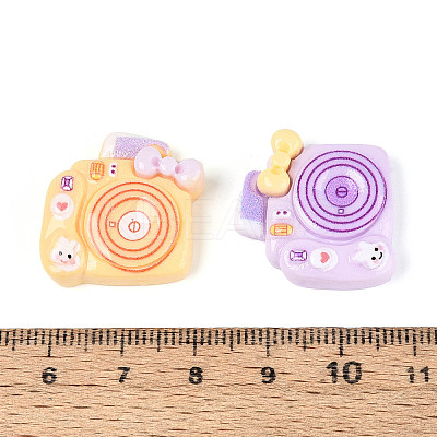 Instant Camera Opaque Resin Cabochons CRES-T025-42M-1
