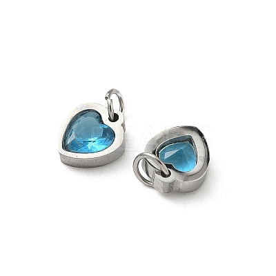304 Stainless Steel Pendants STAS-D189-06P-03-1-1