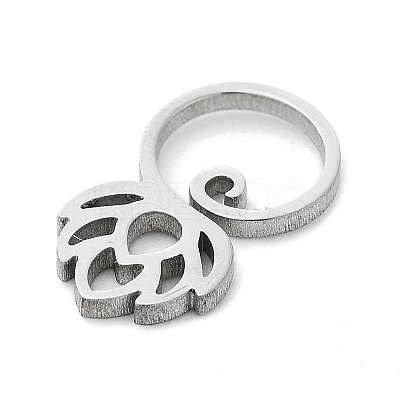 Non-Tarnish 304 Stainless Steel Charms STAS-D036-01P-1