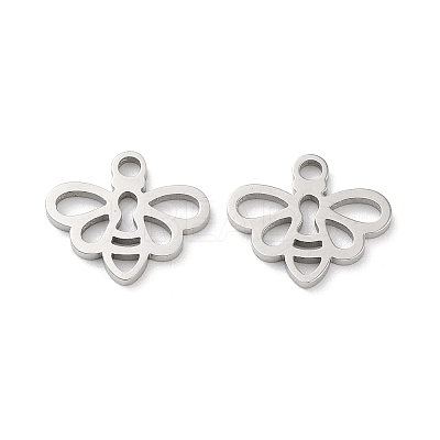 Non-Tarnish 316 Surgical Stainless Steel Charms STAS-Q314-28P-1
