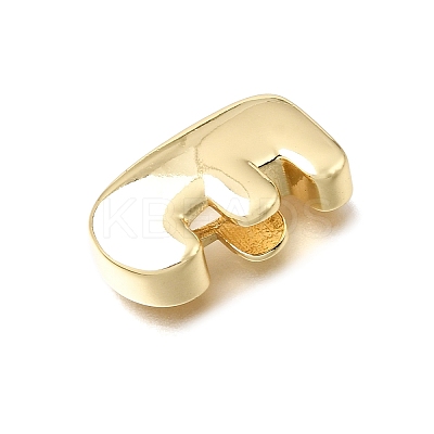 Brass Slide Charms KK-E802-33G-E-1