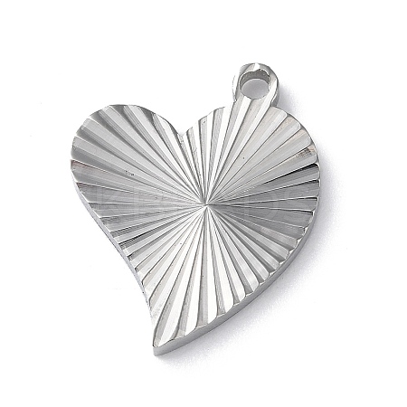 Non-Tarnish 304 Stainless Steel Pendants STAS-D025-09P-1