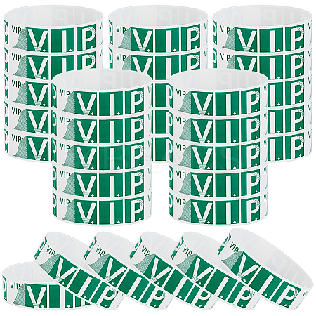 100Pcs Paper Disposable Wristbands BJEW-CN0001-10C-1