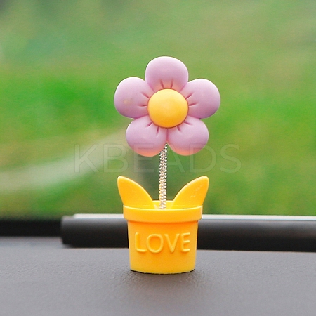 Valentine's Day Cute Resin Spring Flower Ornament PW-WG11681-02-1