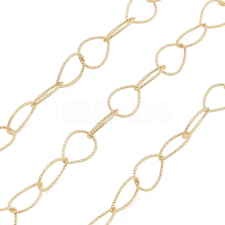Brass Hollow Rhombus Link Chains CHC-M025-03G-1