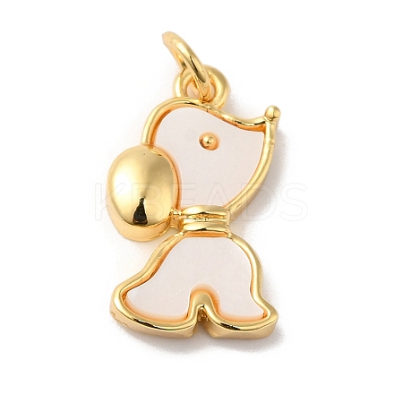 Rack Plating Brass Pendants X-KK-R144-04G-1
